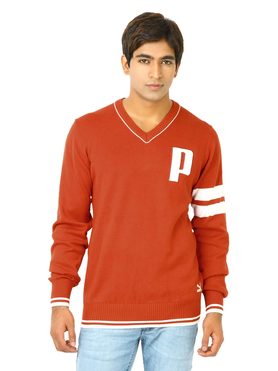 Puma Men Knitted Red Sweaters, photo 1