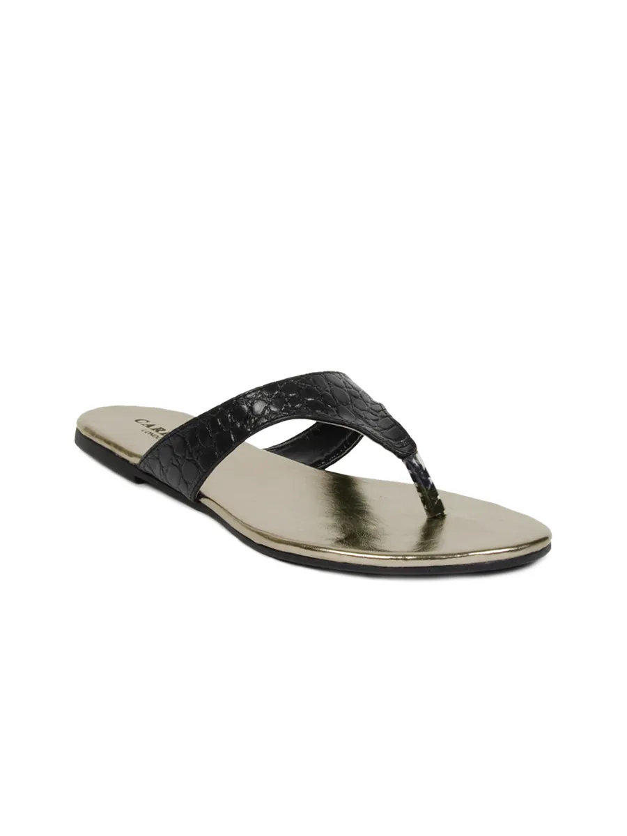 Carlton London Women Casual Black Slippers, photo 1