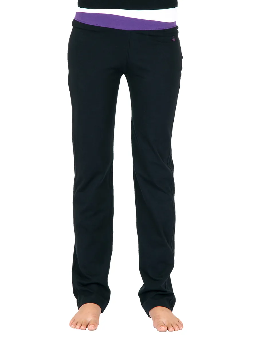 Urban Yoga Women Solid Black Track Pants, photo 1