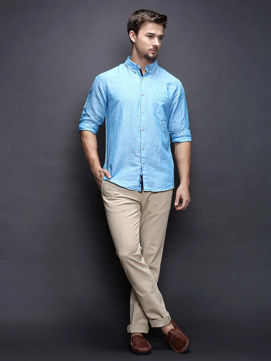 Lee Men Blue Casual Shirt, photo 1