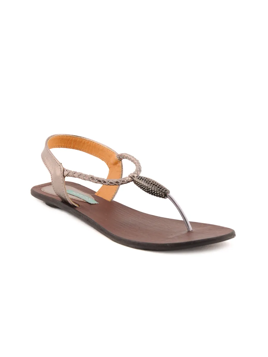 Catwalk Women Gun Metal Grey Sandals, photo 1