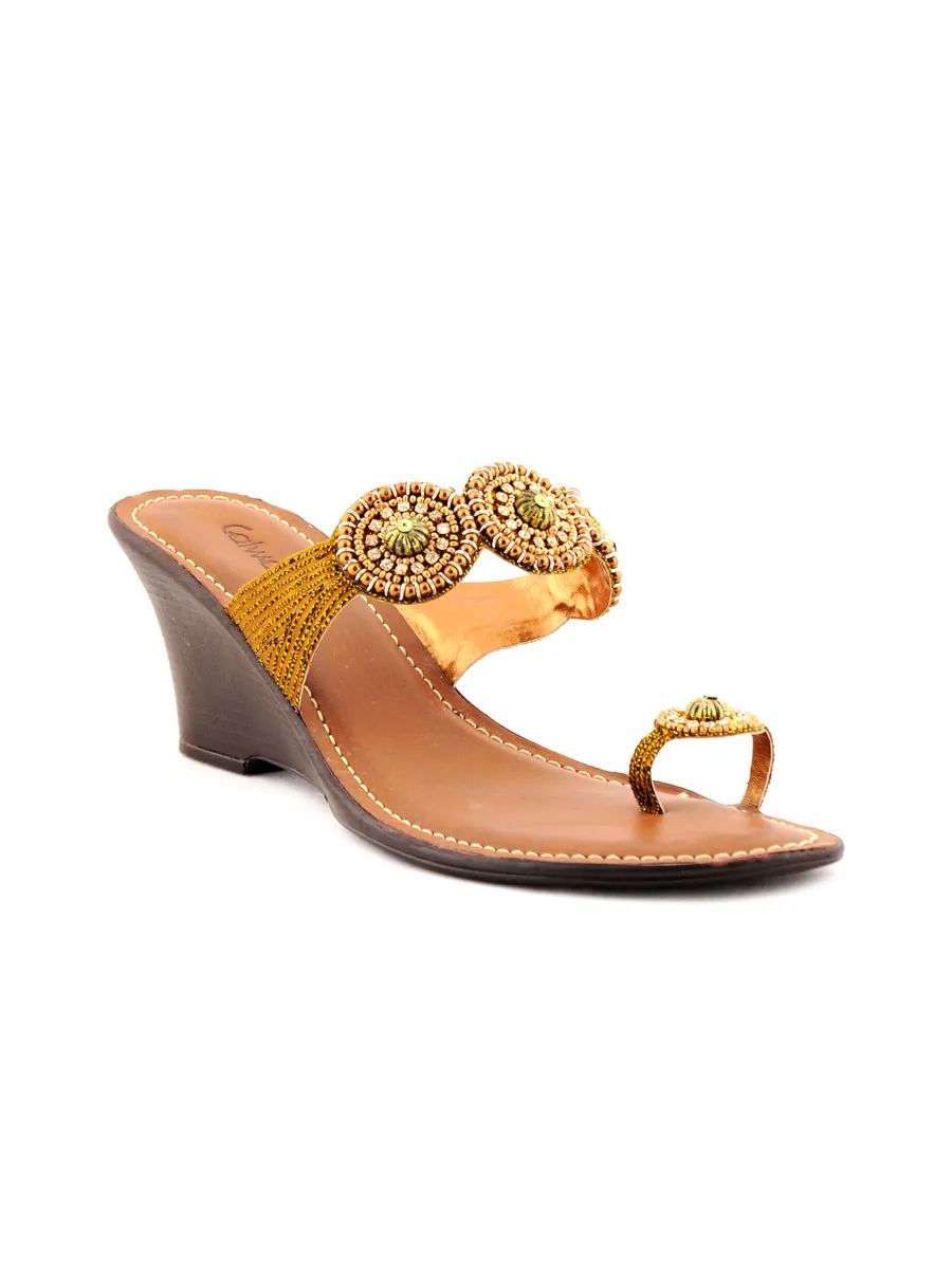 Catwalk Women Bronze Brown Wedges, photo 1