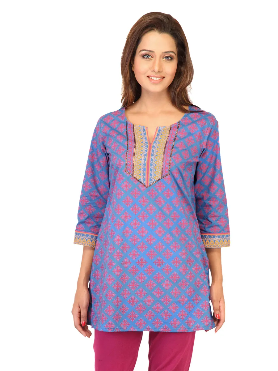 Aurelia Women Blue Kurti, photo 1