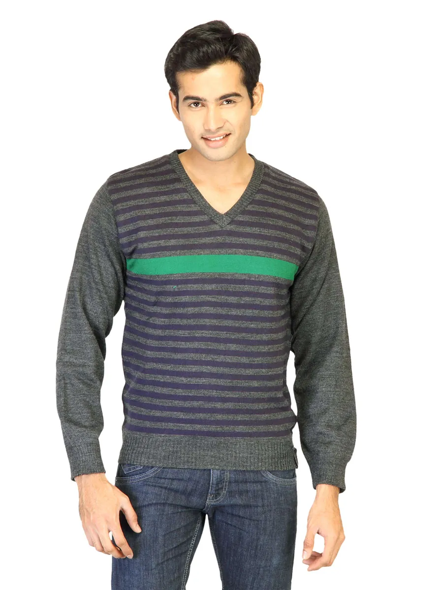 Proline Grey Striped Sweater, photo 1